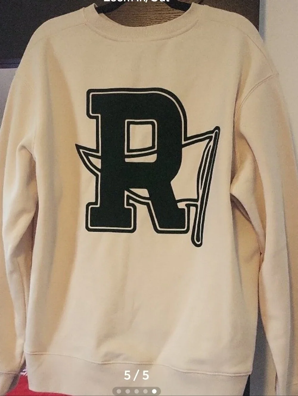 Zara “Rebels Welcome” Graphic Crewneck Sweatshirt - Rebels Welcome in Cream